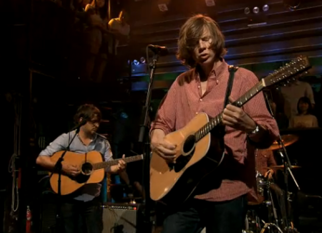 Thurston Moore on Late Night with Jimmy Fallon